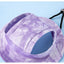 Adjustable Dog Hat Fashion Tie-dyed Pet Bucket Hats with Ear Holes Round Brim Dog Cap Outdoor Sun Bonnet Cat Cap Pet Accessories