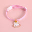 Pet Supplies Accessories for Cats Adjustable Cat Necklace for Kitten Puppy Small Dog Cat Breakaway Bell Collar with Cute Pendant