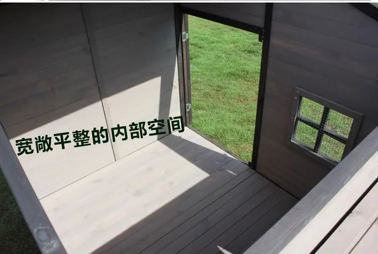 Small puppy house outdoor water rot kennel kennel kennel rural large medium and small outdoor villa