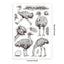 1pcs Bird Branch Silhouette Clear Stamps Birds Trees Clear Rubber Stamps Silicone for DIY Scrapbooking Photo Album 6.3x4.33inch