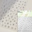 Gold Silver Starlight Laser Pink Colorful Glitter Star Bronzing Rhinestones Relief Nail Art Decorations Stickers Manicure Decals