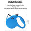 5M Long A Multi Color Cat Dog Head Shaped Pet Leash With Adjustable Length Durable Sturdy And Easy To Grip