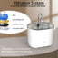 Stainless Steel Faucet Pet Cats Water Fountain Automatic Cycle Filters Ultra Silent Water Pump Cats Dog Drinking Water Dispenser