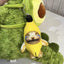 Squeaky funny banana happy cat charm sounding plush toys keychain banana cat pendant dolls