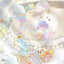 3pcs Kawaii Feather Dragonfly Bird Jellyfish Decorative Stickers Pack Scrapbooking Material Label Diary Phone Journal Planner