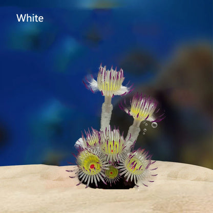 Artificial Underwater Coral Aquarium Fish Tank Simulation Decoration Aquarium Backgrounds Plants Water Flower Beautiful New