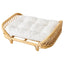 Dog bed universal cat litter pet bed rattan dog bed rattan kennels medium and small dogs winter and summer pet litter