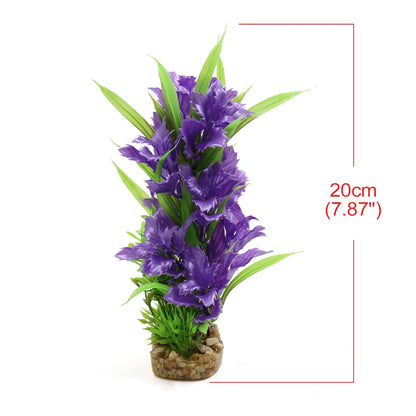 UXCELL Aquarium Artificial Plants Underwater Plastic Water Grass Aquatic Leaves Decoration For Fish Tank Ornament Accessories