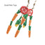 Natural Straw Rope Carrot Hamster Molar Chew toy Small Pets Toys For Hamster Rabbit Grinding Groducts Gnaw Toy Supplies New