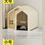 Solid wood cat nest Four seasons universal kennel Winter warm cat house dog house pet dog villa outdoor wooden house indoor