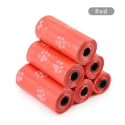 10 Roll Pet Dog Poop Bags Dispenser Collector Garbage Bag Puppy Dog Poop Scooper Bags for Dogs Cat Outdoor Cleaning Pet Supplies