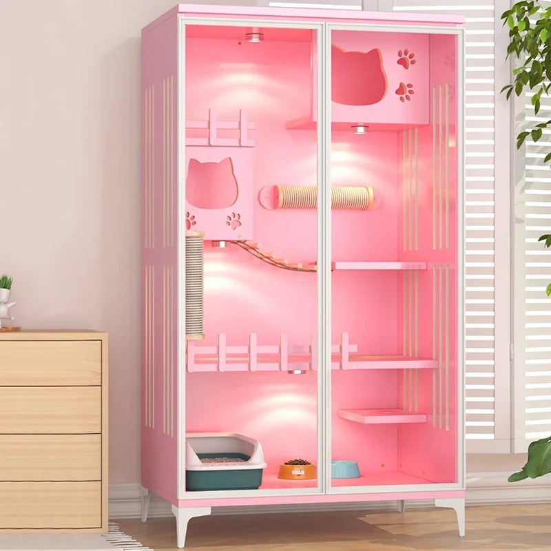 hot seller factory price wood luxury cat villa cat cage