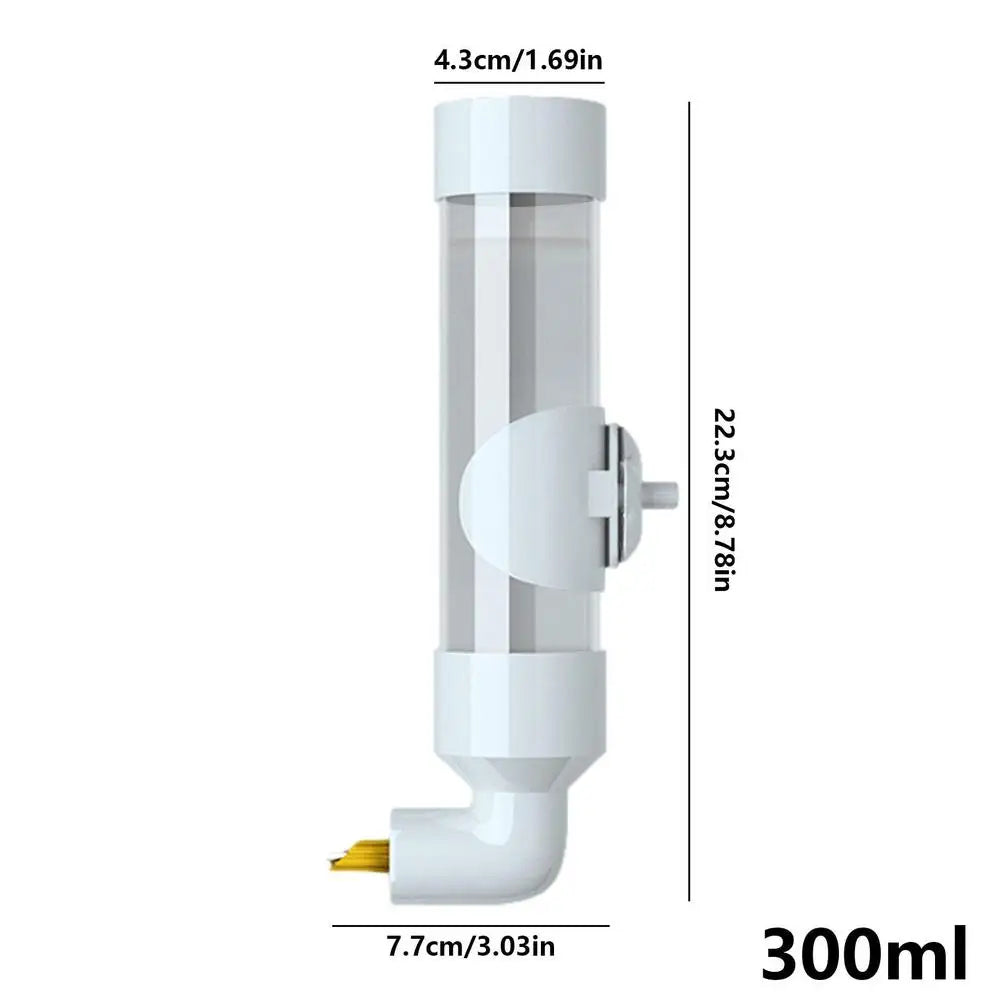 Birds Water Feeder Automatic Bird Cage Suspended Waterer Parakeet Water Dispenser Budgie Drink Acrylic Drinker Bottle For Canary
