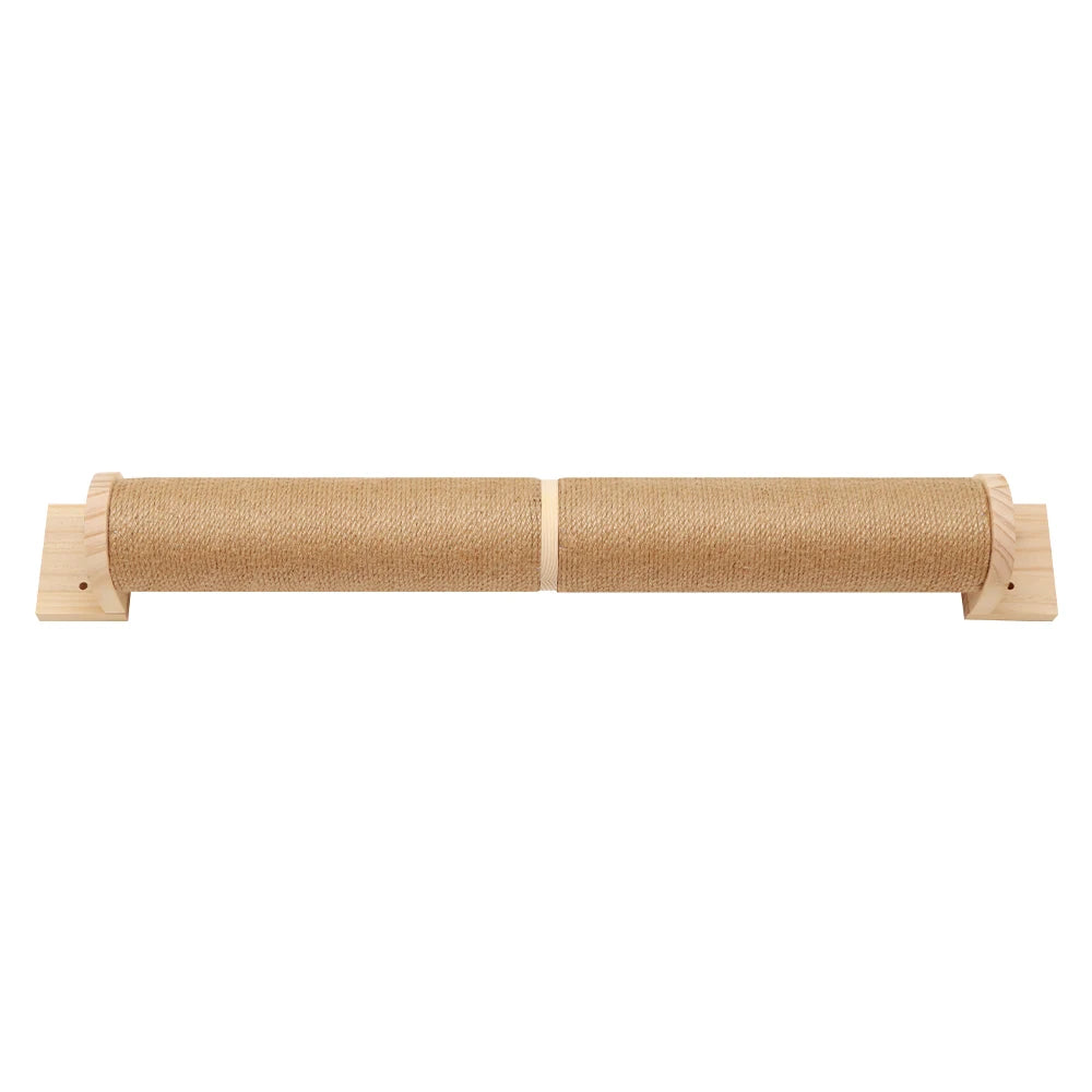 Cat Scratching Post Wall Furniture Wood Wall Mounted Kitten Scratcher Tree for Large Cats Thicker Columns for Multi-Functions