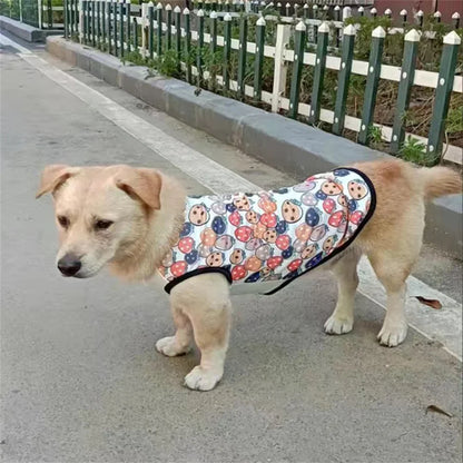 Summer Sphynx Cat Clothes Cute Print Pet Vest Shirt for Cats Gotas Kitten Kedi Shirts mascotas Dog Clothing ropa para gato