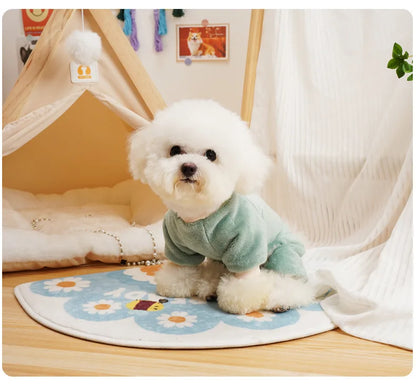 Thermal Flannel Winter Dog Pajamas for Small Dogs Cold Weather Warm Clothes Puppy Onesie Jumpsuit Yorkie Overalls for Dogs