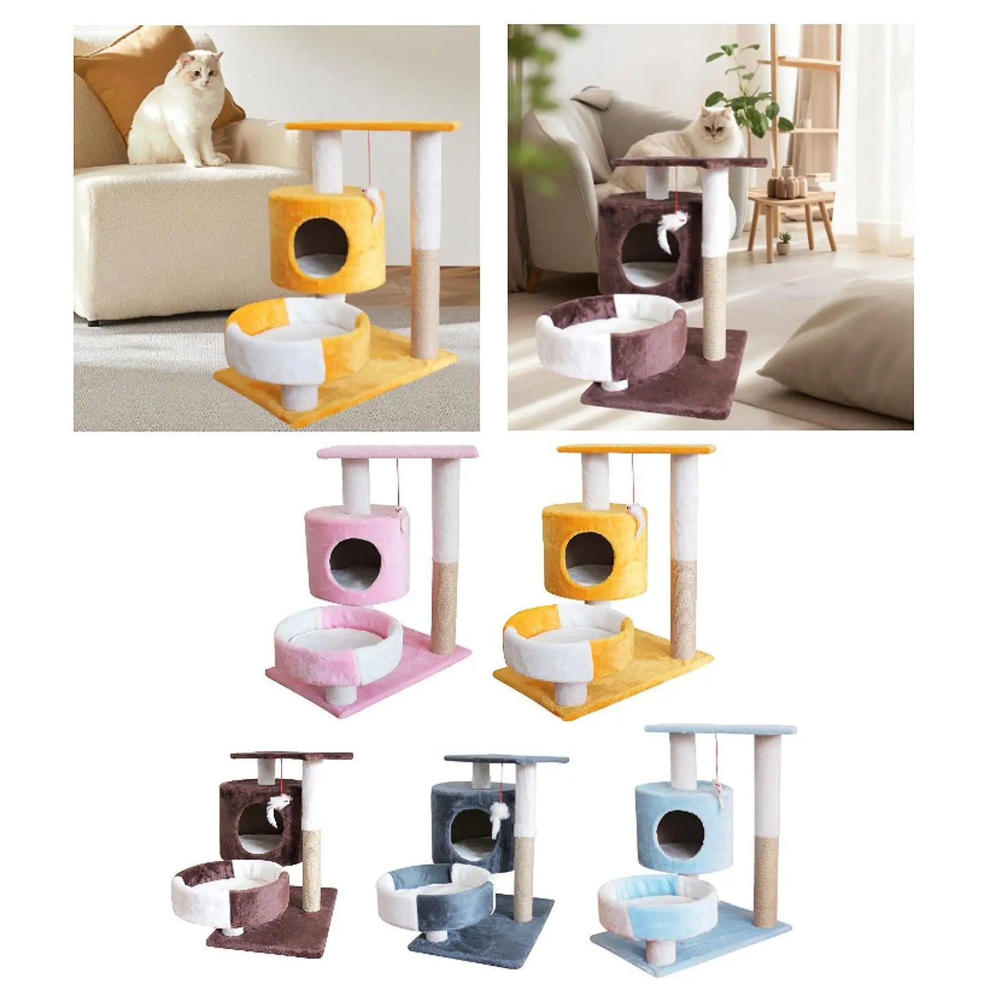 Cat Tree, Multi Level , Cat Climb Tower with Scratching Posts, Cat Activity Center for Activity Center Exercise