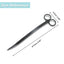 UXCELL 25cm Stainless Steel Aquarium Scissors Polished Grip Aquascapes Essential Silver Tone Aquarium Cleaning Tools