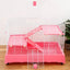 New Products Metal Wire Indoor Home Use Pet Rabbit Cage with Plastic Matting Cheap Pet Cage With Tray