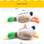 Dog Chew Toys Cute Plush Duck Sound Toy Stuffed Squeaky Animal Squeak Dog Toy Cleaning Tooth Dog Chew Rope Toys