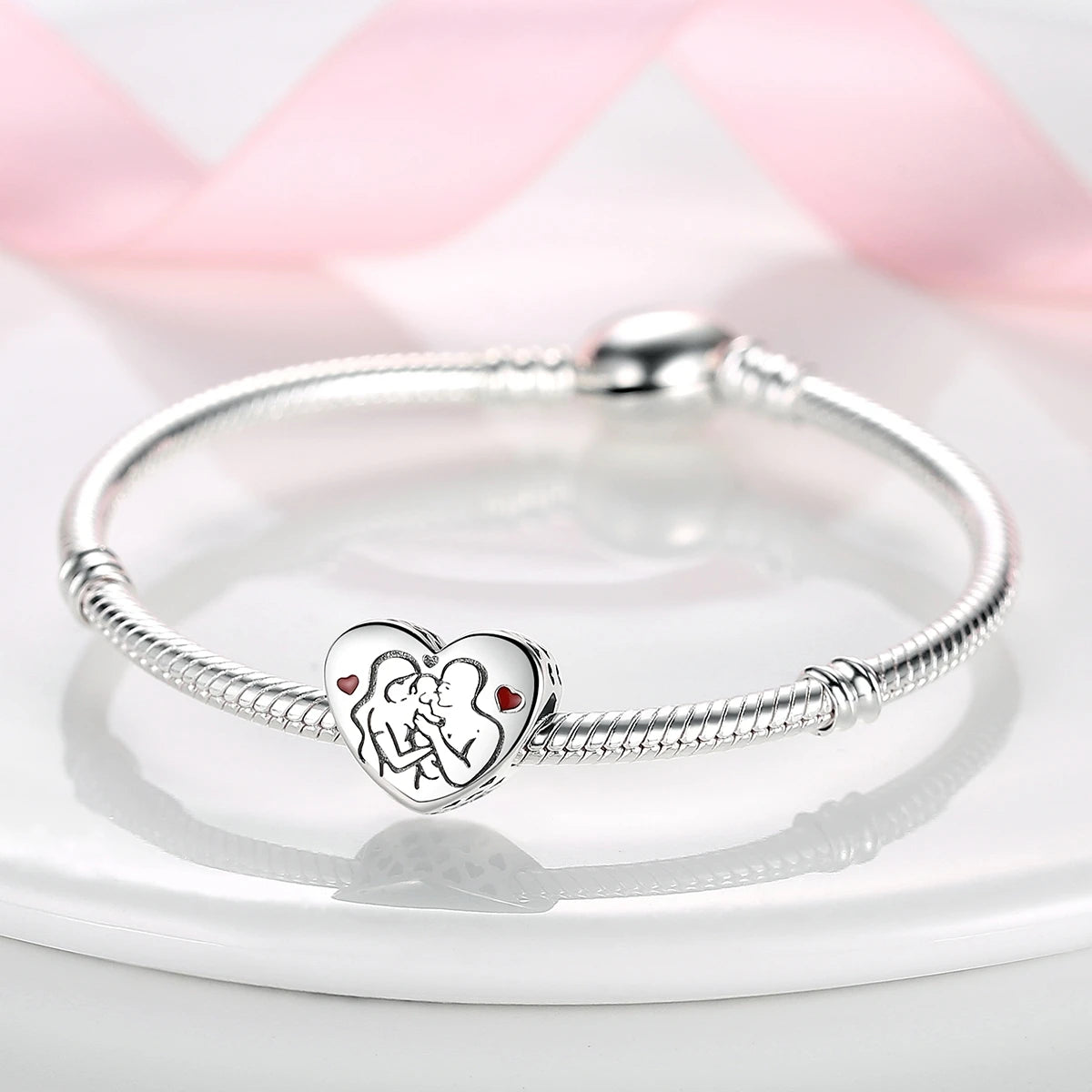 MULA 1PC Silver Plated Pig Bird Beads Fit Original Charm Bracelet DIY Jewelry Making For Woman
