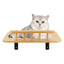 Cat Hammock Cat Climbing Shelf Cat Perch Big Platform For Pet Observing & Relaxing Cats Tree Tower Furniture With Guardrails
