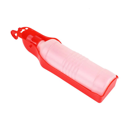 Outdoor Travel Dog Water Bottle for Walking Portable Dog Water Dispenser Pet Drink Cup with Rotatable Clamshell Sink 250ml 500ml