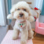 Adjustable Pet Dog Necklace Lace Bandana Bibs Birthday Gift Medium Puppy Collars Floral New Year Spring Accessories for Cats