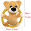 Squeaky Dog Toys for Small Medium Dogs, Pig Duck Bear Shape Puppy Teething Toy with Cotton Rope Animals Plush Interactive Toy