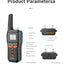 ROJECO 1000m Electric Dog Training Collar Remote Control Training Collar For Pet Rechargeable Dog Bark Control Stop Shock Collar