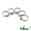 UXCELL 5pcs Adjustable 18-32mm Range Hose Clamps for Aquarium Stainless Tube Holder Clip Flow Clamp Fish Tank Tools Accessories