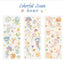 3pcs Kawaii Feather Dragonfly Bird Jellyfish Decorative Stickers Pack Scrapbooking Material Label Diary Phone Journal Planner