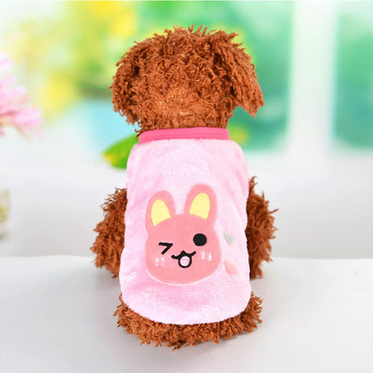 Guinea Pig Clothes Small Animal Rabbit Cat Warm Vest Cozy T-Shirt for Guinea Pig Ferret Bunny Kitten Chihuahua and Small Animals