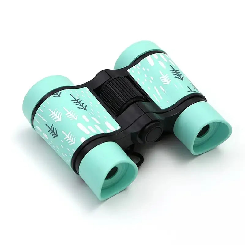 Outdoor Camping Kids Binocular Telescope Children Educational Learning Telescope Bird Watching Folding Optics Telescope 4X30mm