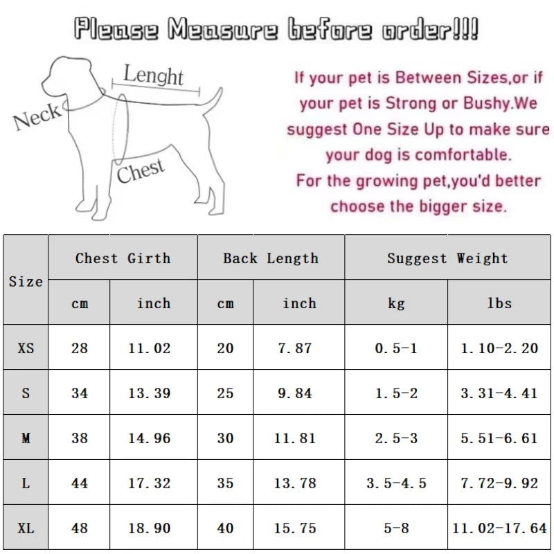 Waterproof Dog Warm Jacket Bear Print Winter Dog Coat Cotton Four Legged Dog Clothes Chihuahua Poodle Bichon Puppy Accessories