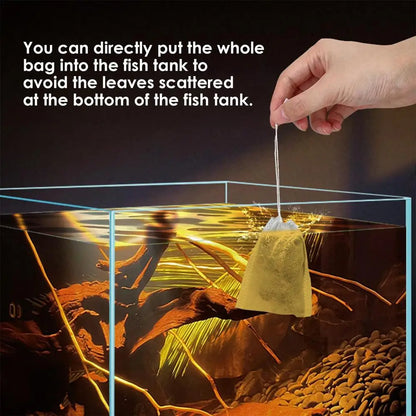 10 bag Catappa Leaves For Aquariums Aquatic Betta Shrimp Leaves Natural Water Conditioner Leave Habitat Producing Almond Leaves