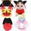 Costumes Cartoon Cute Pet Dog Clothes Winter Christmas Soft Fleece Animal Duck Owl Tiger Dinosaur Cosplay Dog Hoodies Clothes