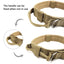 Durable Tactical Dog Collar Military Bungee Leash Set Nylon Walking Training Pet Collar for Medium Large Dogs German Shepard