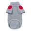 Autumn and Winter Puppy Clothes Warm Dog Vest French Love Chihuahua Outfits Yorkies Poodle Jacket Pug Teddy Coat Pet Hoodie