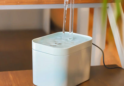 1.5L Automatic Cat Water Fountain USB Powered Electric Mute Pet Drinker Bowl Pet Drinking Dispenser Drinker for Cat Water Filter