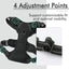 Pet Dog Harness for Medium Large Dogs, Adjustable Reflective No-Choke Padded Pet Vest Harness with  Front Clip Control Handle