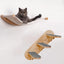 Cat Wall Shelf Perch Cat Stair with Jute Rope Cat Tree Wooden Cat Climbing Steps Kitten Training Tower Platform Pet Furniture