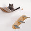 1PC Cat Hammock Wall Mounted Wooden Climbing Shelf Cat Jumping Platform with Scratching Post Cat Hanging Bed for Cat Sleeping