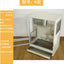 Squirrel Dragon Cat Dog Cat Iron Cage Wooden Cabinet Cage Ecological Board Ice Nest Stainless Steel Net Villa Non-acrylic Cage