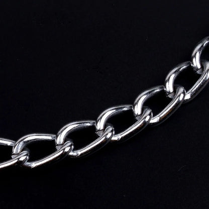 Heavy Duty Metal Chain Dog Leash Strong Control Chrome Plating Chain Outdoor Pet Puppy Traction Rope Anti Bite Iron Doggy Leash