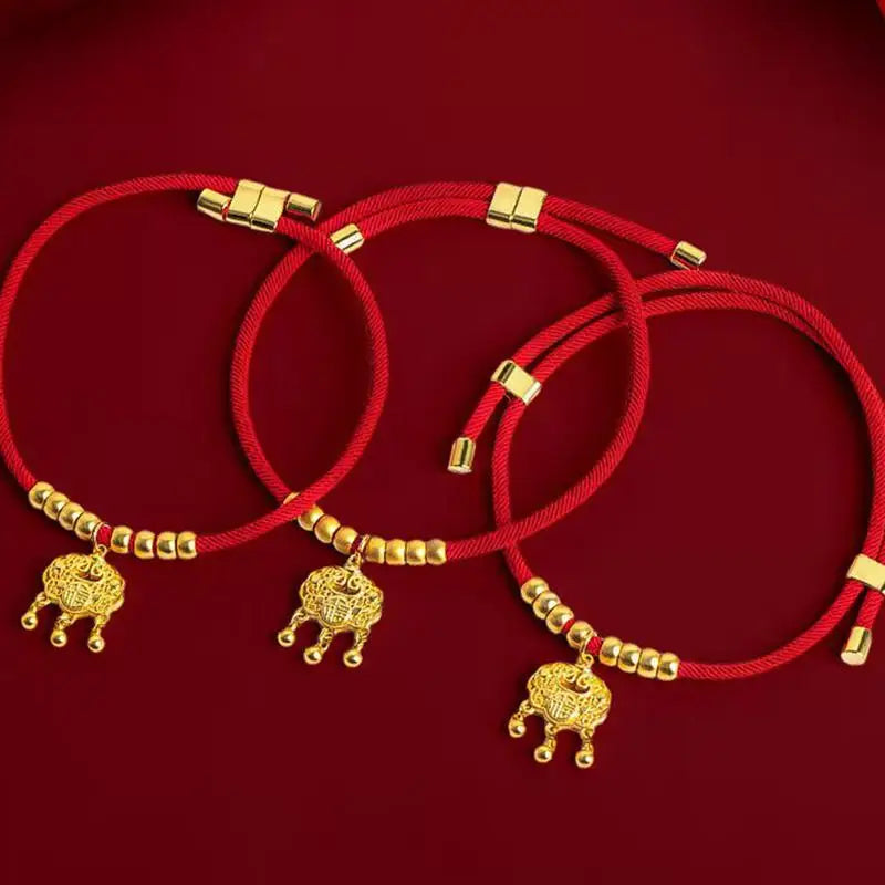 Pet Collar Necklace Year Of The Snake Pet Necklace Happiness Gold Blessing Lock Or Rattle Charm Necklace Adjustable Pet Neck Dec