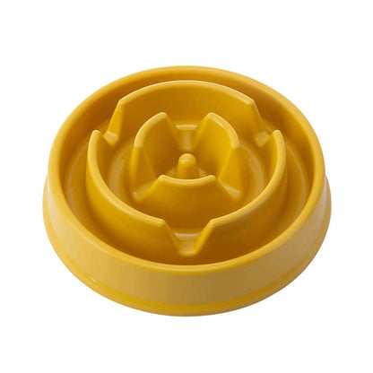 Slow Feeder Dog Bowls Slow Eating Pet Bowls Puzzle Anti-Gulping Interactive Bloat Durable Preventing Choking Healthy Dogs Bowl