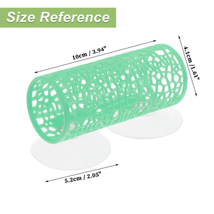 UXCELL Fish Tank Betta Fish Tube Tunnel with Holes Betta Fish Cave Tunnel for Shrimp Reptiles Amphibians Habitat Decoration