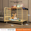 Dog cage Medium and large dog household Dog cage with toilet Square pipe Bold reinforcement Villa indoor Golden Retriever Labrad