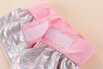 Summer Dog Bikini Set Cute Pet Bikini Swimwear Puppy Dresses Hawaiian Dog Beach Swimsuit for Small Dog Girl Cat Dress in Seaside